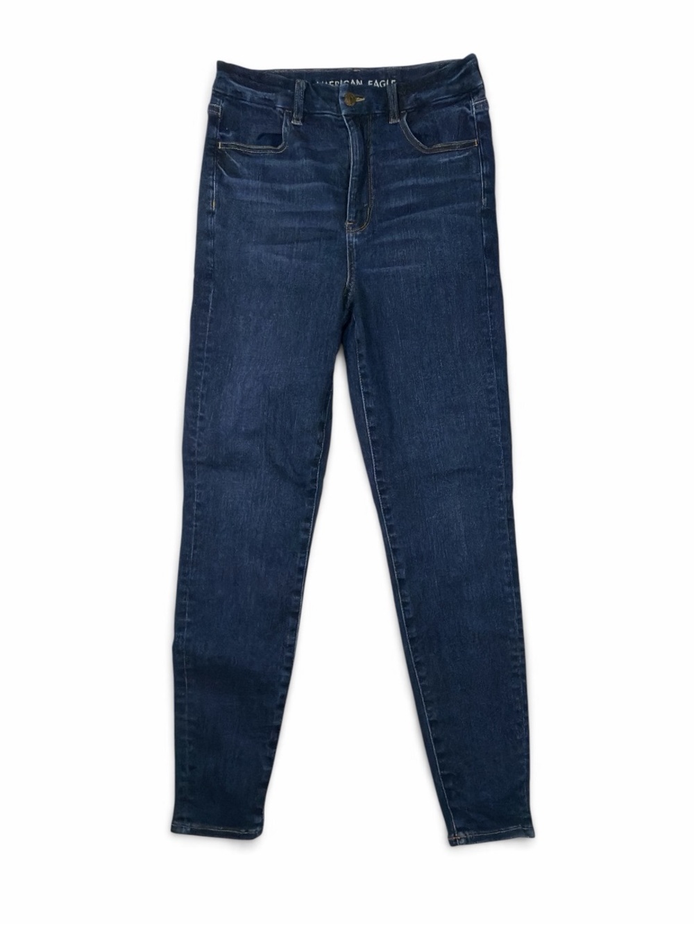 American Eagle Curvy Super High Rise Jegging Jeans Dark Wash Size 8 like new